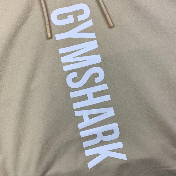 Gymshark Men Sweater Medium Yellow Hoodie Long Sleeve Pullover Bodybuilding - Picture 2 of 7